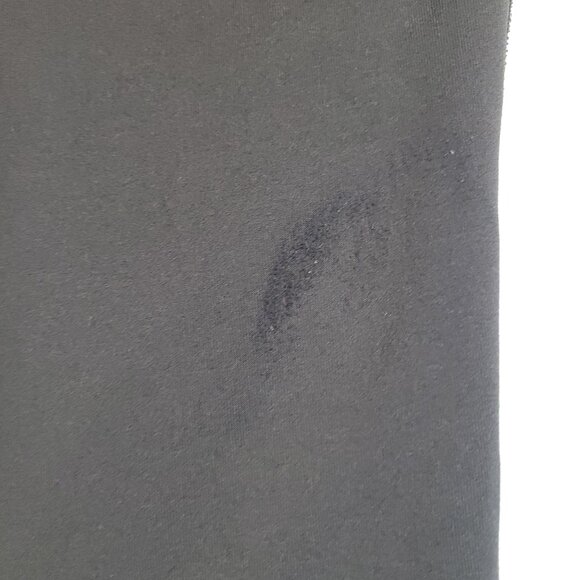 Athleta Yoga Pants Women Size MT Black Zip Back Pocket Floral Design Leggings - Picture 4 of 16